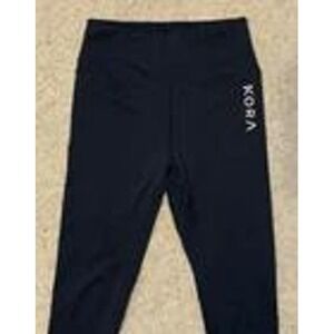 Kora High Waist Athletic Leggings Cropped Activewear Womens Small‎
